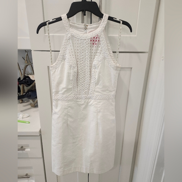 Lilly Pulitzer Charlize Halter Shift Dress in Resort White - Picture 6 of 14